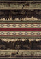 Rugs Green Area Rugs - 63" x 86" x 0.4" Green Polypropylene Area Rug HomeRoots