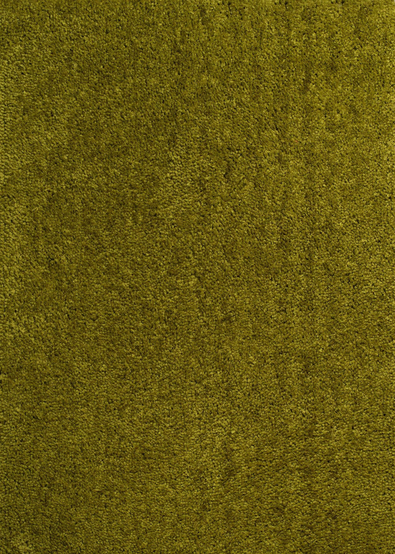 Rugs Green Area Rugs - 63" x 86" x 1.6" Green Polyester Area Rug HomeRoots