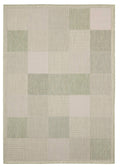 Rugs Green Area Rugs 63" x 90" x 0.04" Green Polypropylene Area Rug 6933 HomeRoots