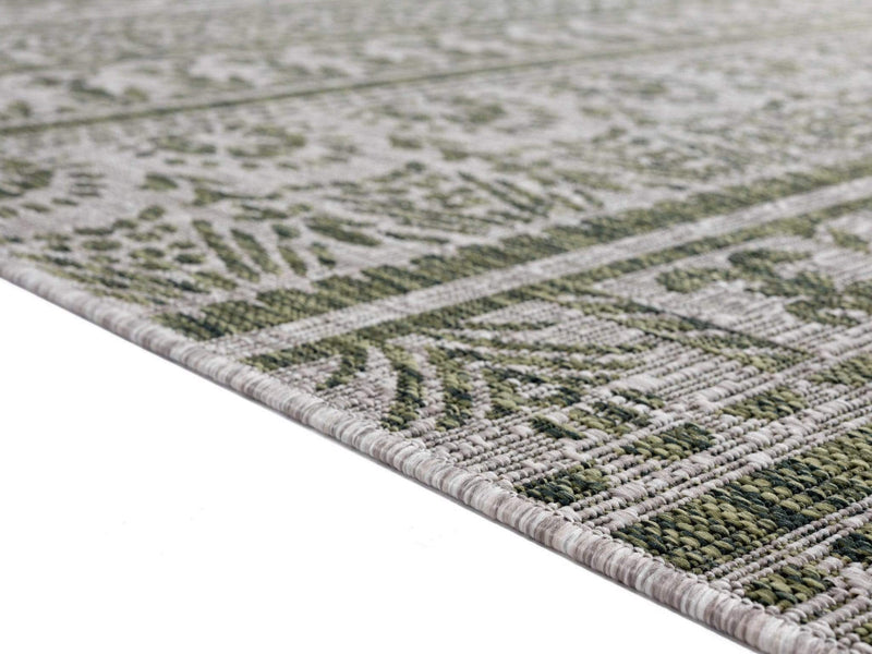 Rugs Green Area Rugs - 94" x 126" x 0.04" Green Polypropylene Oversize Rug HomeRoots