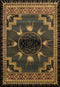 Rugs Green Area Rugs 94" x 126" x 0.45" Green Polypropylene Oversize Rug 9336 HomeRoots