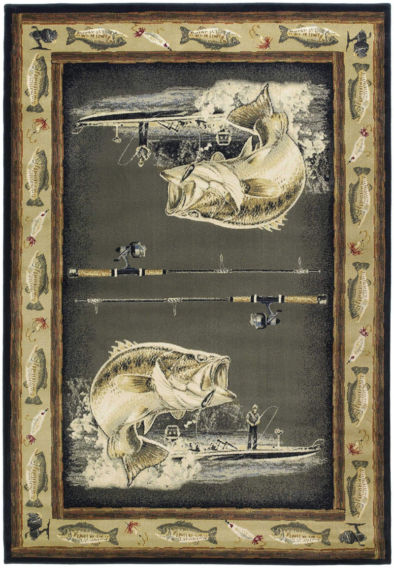 Rugs Green Area Rugs - 94" x 126" x 0.45" Green Polypropylene Oversize Rug HomeRoots