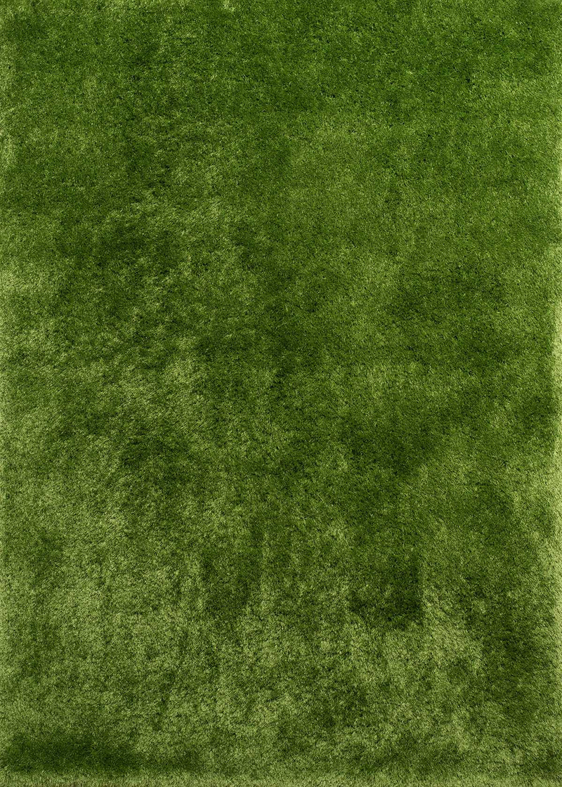 Rugs Green Area Rugs - 94" x 126" x 2.7" Green Polyester Oversize Rug HomeRoots