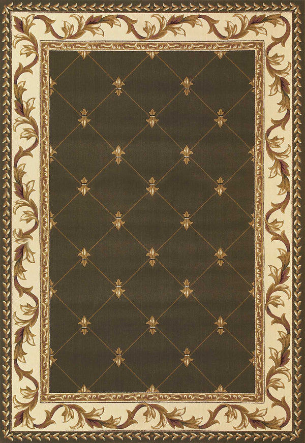 Rugs Green Rug - 5'3" x 7'7" Polypropylene Green Area Rug HomeRoots