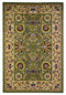 Rugs Green Rug - 5'3" x 7'7" Polypropylene Green/Taupe Area Rug HomeRoots