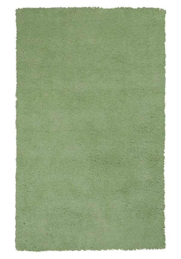 Rugs Green Rug - 5' x 7' Polyester Spearmint Green Area Rug HomeRoots