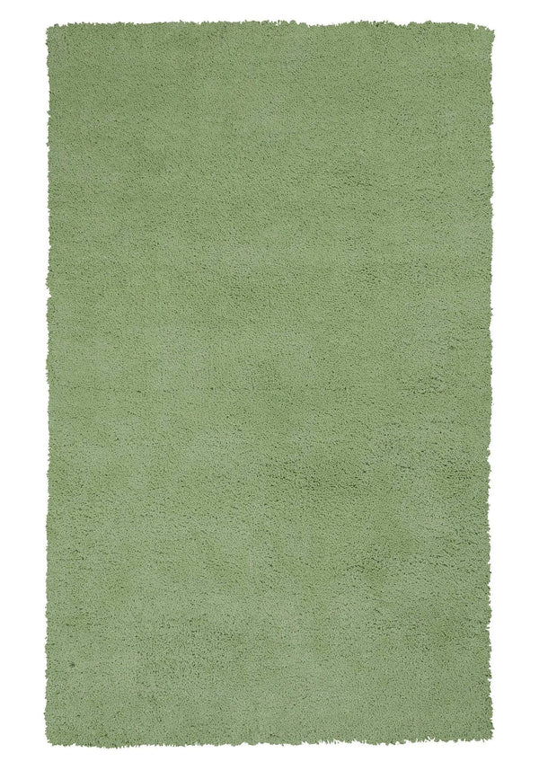 Rugs Green Rug - 7'6" X 9'6" Polyester Spearmint Green Area Rug HomeRoots