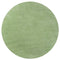 Rugs Green Rug - 8' Round Polyester Spearmint Green Area Rug HomeRoots