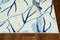 Rugs Grey Area Rug - 5'3" x 7'7" Polypropylene Grey/Navy Area Rug HomeRoots