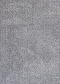 Rugs Grey Area Rug - 5' x 7' Polyester Grey Heather Area Rug HomeRoots