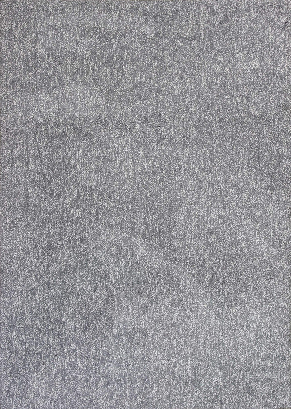 Rugs Grey Area Rug - 5' x 7' Polyester Grey Heather Area Rug HomeRoots