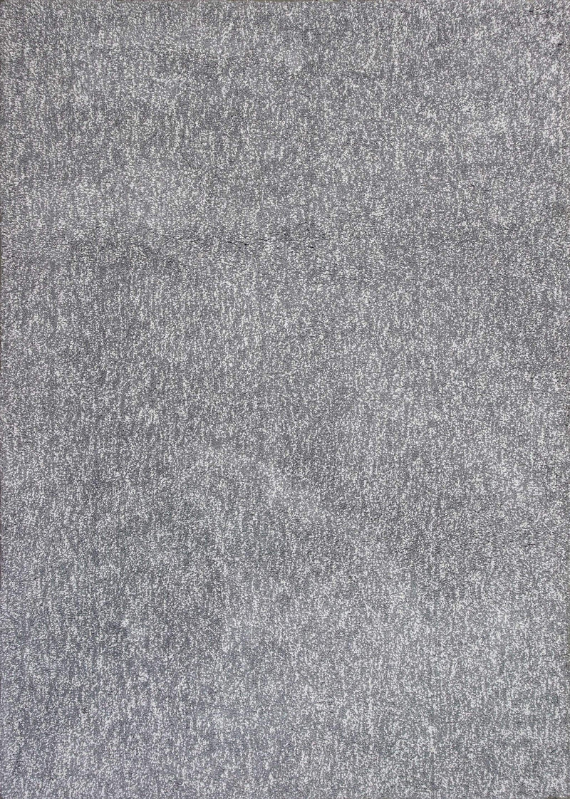 Rugs Grey Area Rug - 5' x 7' Polyester Grey Heather Area Rug HomeRoots