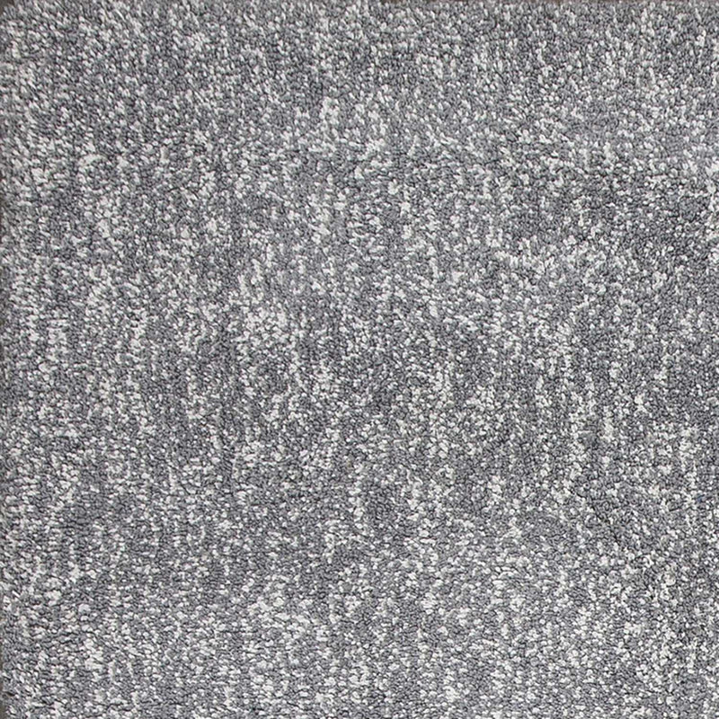 Rugs Grey Area Rug - 5' x 7' Polyester Grey Heather Area Rug HomeRoots