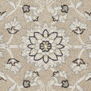 Rugs Grey Area Rug - 6'7" x 9'6" UV-treated Polypropylene Beige/Grey Area Rug HomeRoots