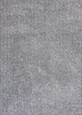 Rugs Grey Area Rug - 7'6" X 9'6" Polyester Grey Heather Area Rug HomeRoots