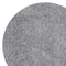 Rugs Grey Area Rug - 8' Round Polyester Grey Heather Area Rug HomeRoots