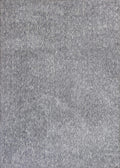Rugs Grey Area Rug - 8' x 11' Polyester Grey Heather Area Rug HomeRoots