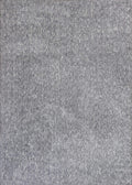 Rugs Grey Area Rug - 9' x 13' Polyester Grey Heather Area Rug HomeRoots