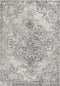 Rugs Grey Living Room Rug - 3'3" x 4'11" Polypropylene Ivory/Grey Area Rug HomeRoots