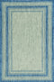 Rugs Grey Living Room Rug 3'3" x 4'11" UV-treated Polypropylene Grey/Denim Area Rug 3353 HomeRoots