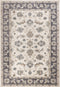 Rugs Grey Living Room Rug - 3'3" x 5'3" Polypropylene Ivory/Grey Area Rug HomeRoots