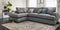 Rugs Grey Living Room Rug - 3'9" x 5'11" Polypropylene Ivory/Grey Area Rug HomeRoots