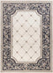 Rugs Grey Living Room Rug 5'3" x 7'7" Polypropylene Ivory/Grey Area Rug 4049 HomeRoots