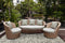 Rugs Grey Living Room Rug - 5' x 7'6" UV-treated Polypropylene Ivory/Grey Area Rug HomeRoots