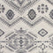 Rugs Grey Living Room Rug - 6'7" x 9'6" Polypropylene Ivory/Grey Area Rug HomeRoots