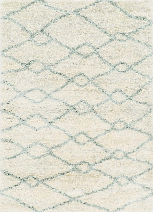 Rugs Grey Living Room Rug 7'10" x 9'10" Polypropylene Ivory/Grey Area Rug 4194 HomeRoots