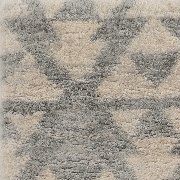 Rugs Grey Living Room Rug 7'10" x 9'10" Polypropylene Ivory/Grey Area Rug 4195 HomeRoots