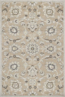 Rugs Grey Living Room Rug - 7'7" x 10'10" UV-treated Polypropylene Beige/Grey Area Rug HomeRoots