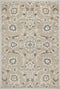 Rugs Grey Living Room Rug - 7'7" x 10'10" UV-treated Polypropylene Beige/Grey Area Rug HomeRoots