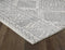 Rugs Grey Rug - 24" X 84" X 0.'5" Ivory/Grey Polypropylene Rug HomeRoots
