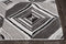 Rugs Grey Rug - 27" X 90" X 0.'75" Grey/Mocha Polyester Rug HomeRoots