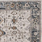 Rugs Grey Rug - 39" X 55" X 0.'25" Ivory/Grey Polyester Rug HomeRoots