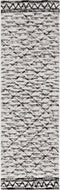 Rugs Grey Rug 39" X 59" X 0.'75" Grey/Mocha Polyester Rug 4632 HomeRoots