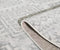 Rugs Grey Rug - 63" X 87" X 0.'5" Ivory/Grey Polypropylene Rug HomeRoots