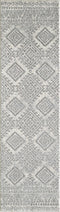 Rugs Grey Rug - 81" X 144" X 0.'5" Ivory/Grey Polypropylene Rug HomeRoots