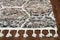 Rugs Grey Shaggy Rug - 26" X 90" X 1" Grey/Teal Polyester Rug HomeRoots
