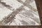 Rugs Grey Shaggy Rug - 27" X 90" X 0.'75" Ivory/Grey Polyester Rug HomeRoots
