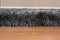 Rugs Grey Shaggy Rug - 63 x 86" x 2.7" Dark Grey Polyester Area Rug HomeRoots