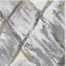 Rugs Grey Shaggy Rug - 63" X 91" X 0.'75" Ivory/Grey Polyester Rug HomeRoots