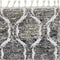 Rugs Grey Shaggy Rug - 94" X 126" X 1" Grey/Sand Polyester Rug HomeRoots