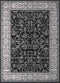 Rugs Hallway Rug 33" x 39" x 0.31" Grey Polypropylene Accent Rug 8822 HomeRoots