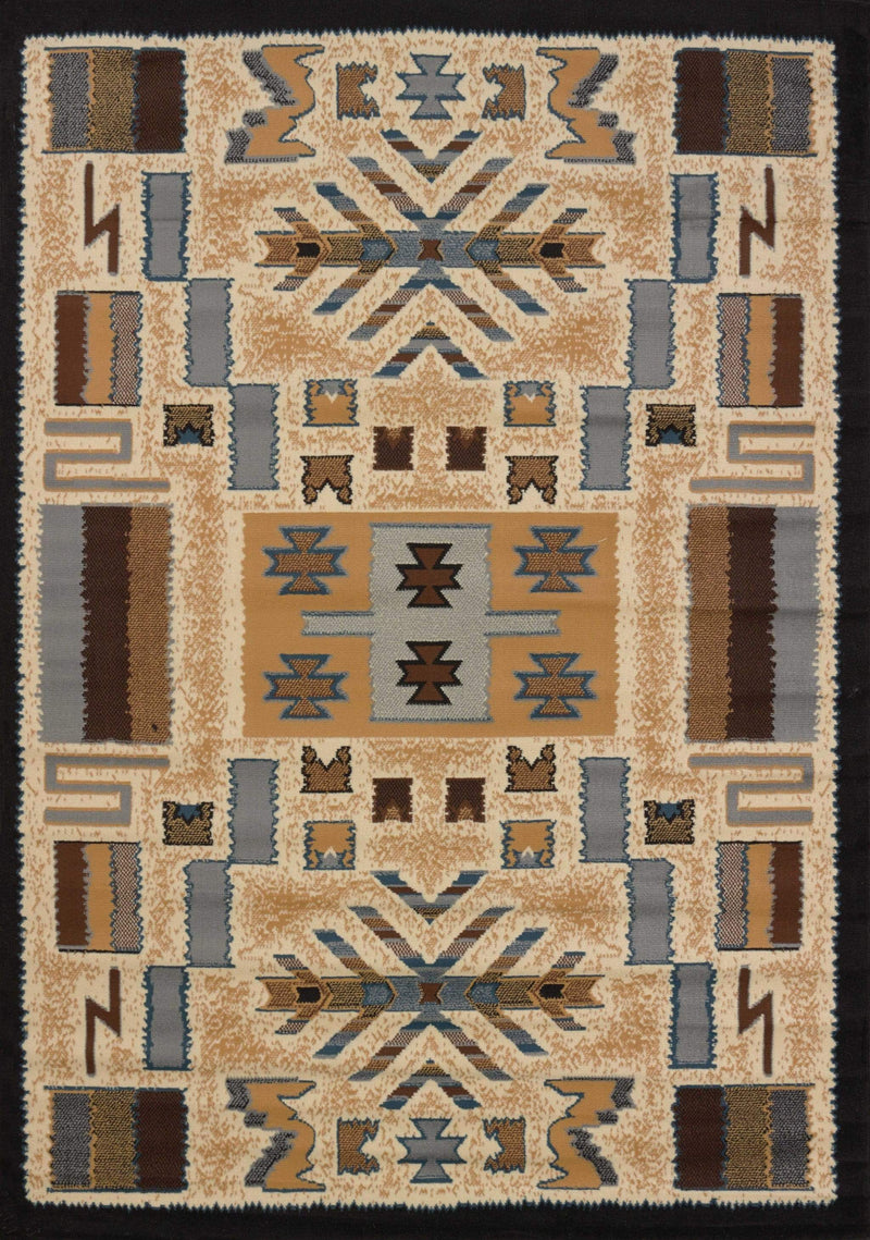 Rugs Hallway Rug - 63" x 90" x 0.3" Grey Polypropylene Area Rug HomeRoots