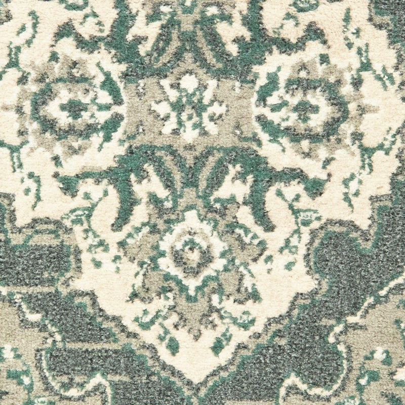 Rugs Hallway Rug - 63" x 90" x 0.31" Grey Polypropylene Area Rug HomeRoots