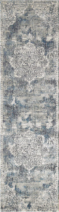 Rugs Hallway Runner Rug - 2'2" x 7'6" Runner Polyester Ivory Area Rug HomeRoots