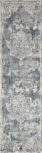Rugs Hallway Runner Rug - 2'2" x 7'6" Runner Polyester Ivory Area Rug HomeRoots