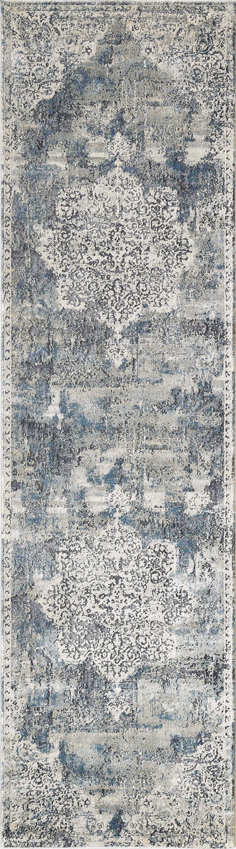 Rugs Hallway Runner Rug - 2'2" x 7'6" Runner Polyester Ivory Area Rug HomeRoots